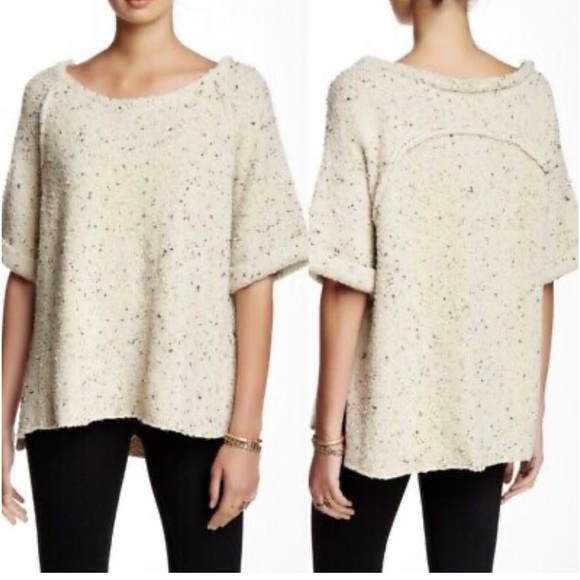 NWOT Free People Tweed Sweater - Picture 1 of 16